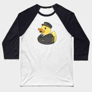 Cute Pilot Rubber Duckie // Bath Toy Duck Baseball T-Shirt